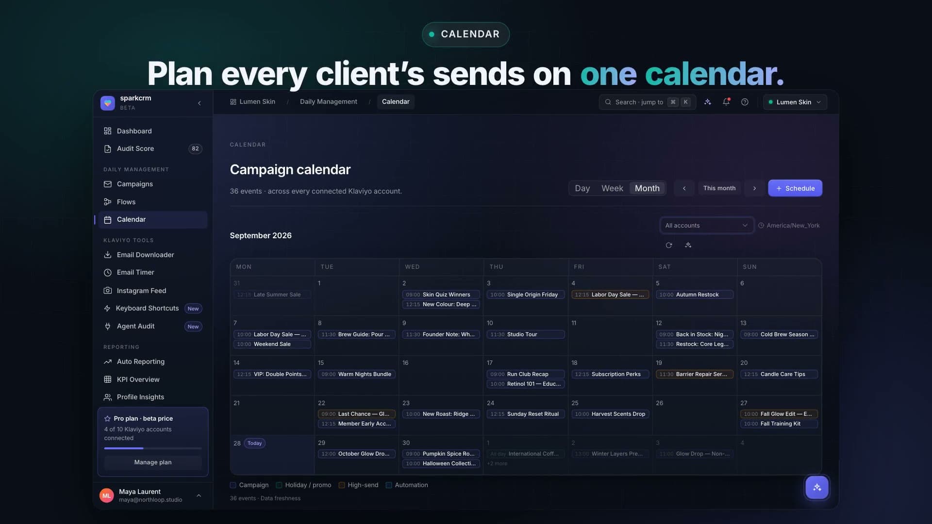 Calendar demo video preview