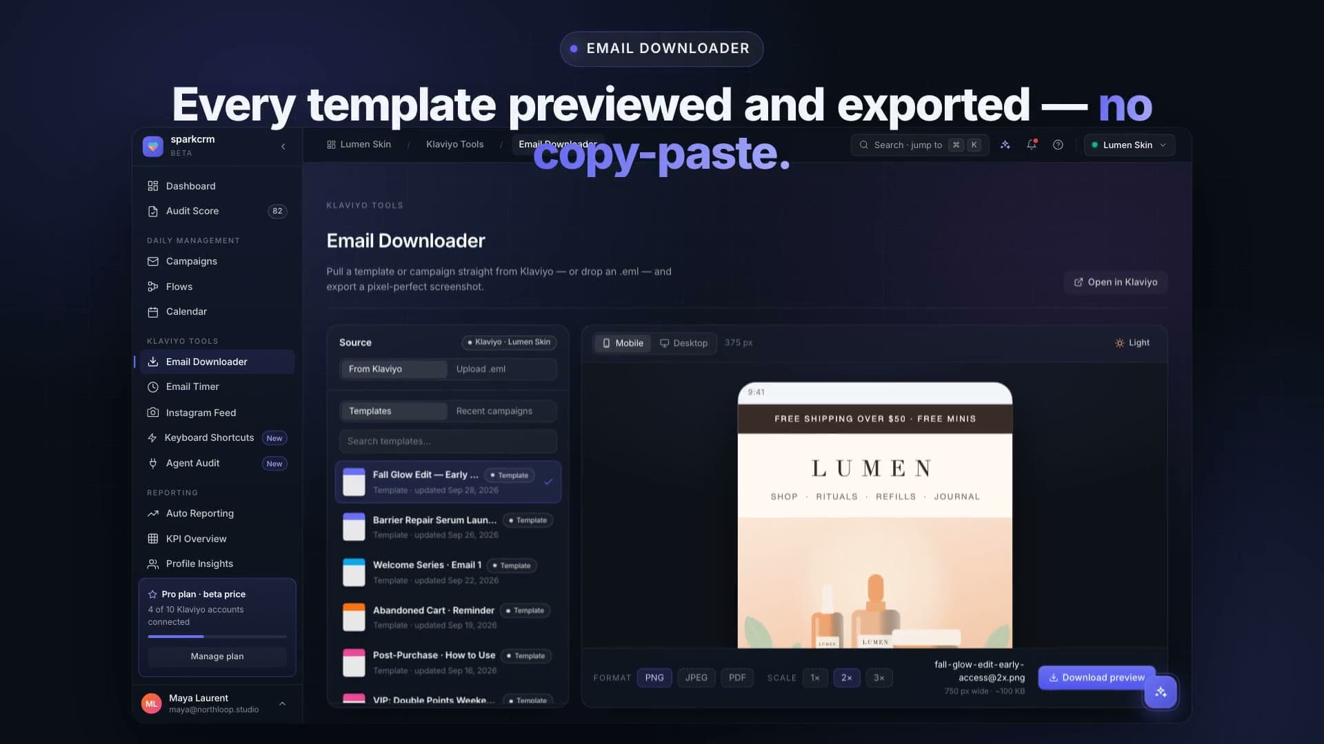 Email Downloader demo video preview